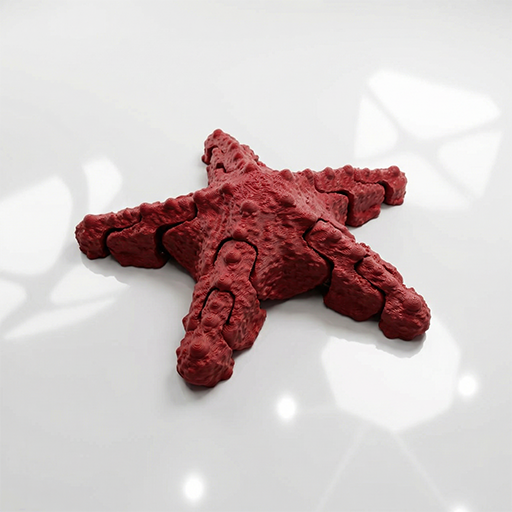 Pokretna suvenirska figurica morske zvijezde iz Crne Gore