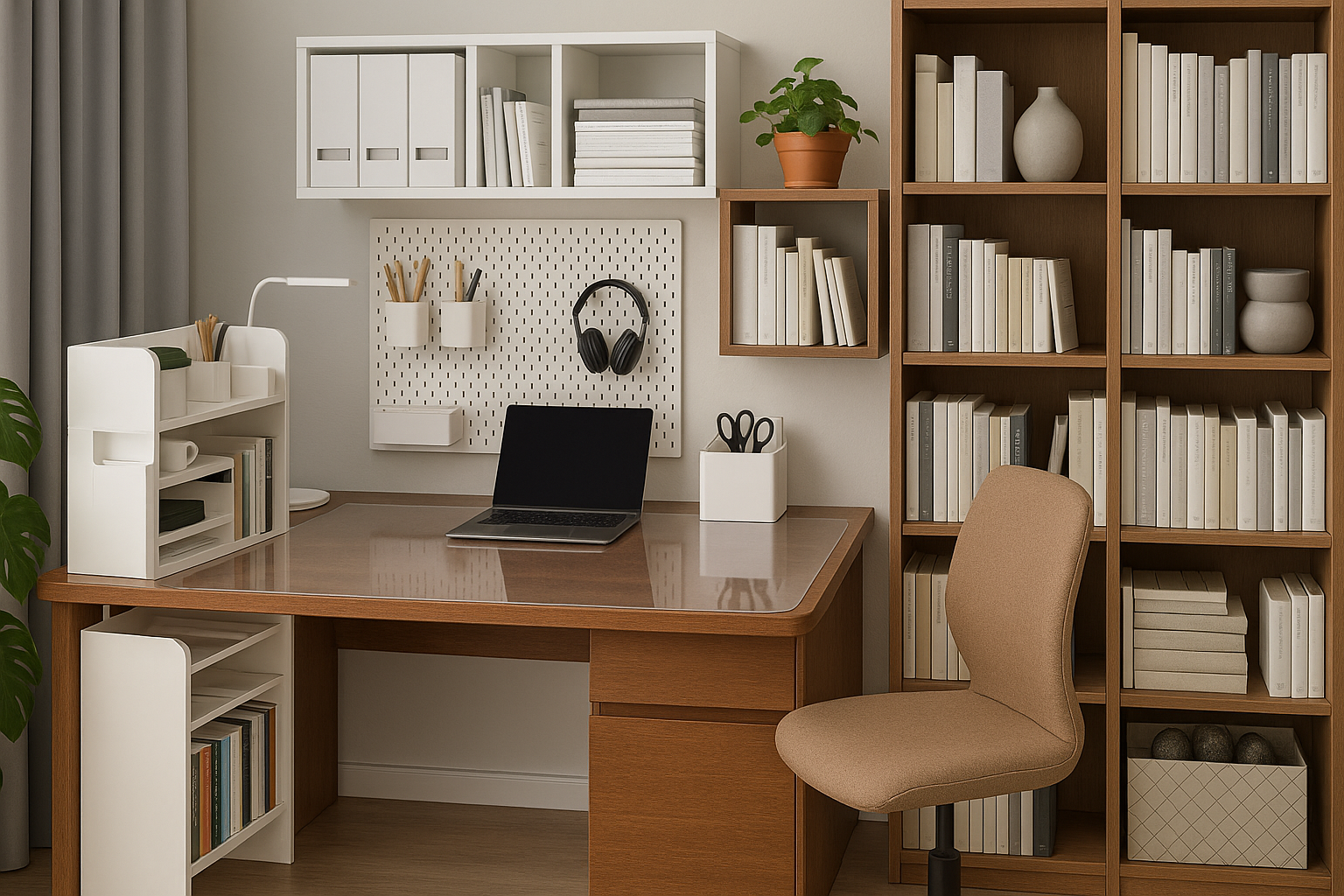 Как сделать письменный стол функциональным: 5 простых решений