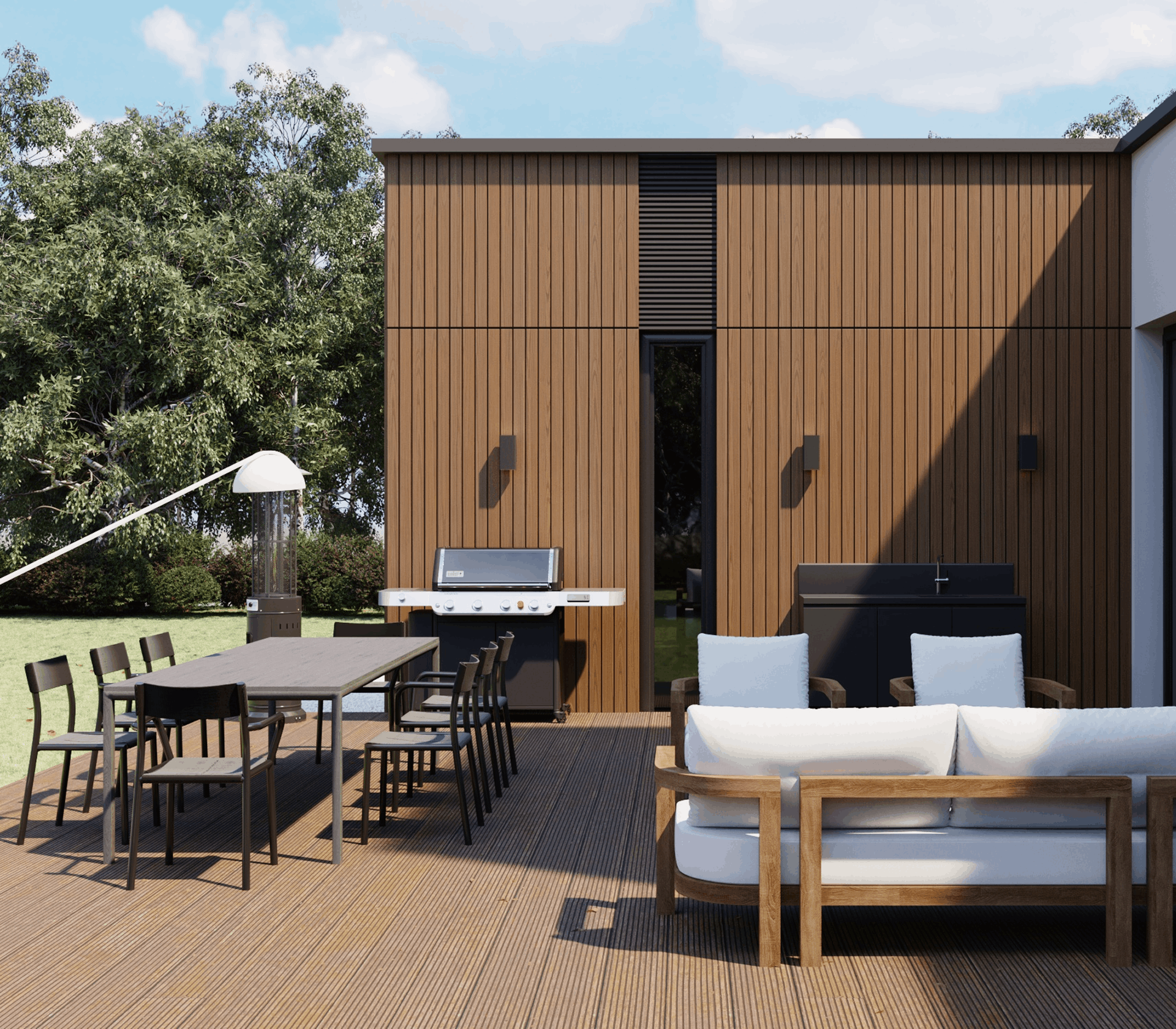 терраса в доме дизайн фото