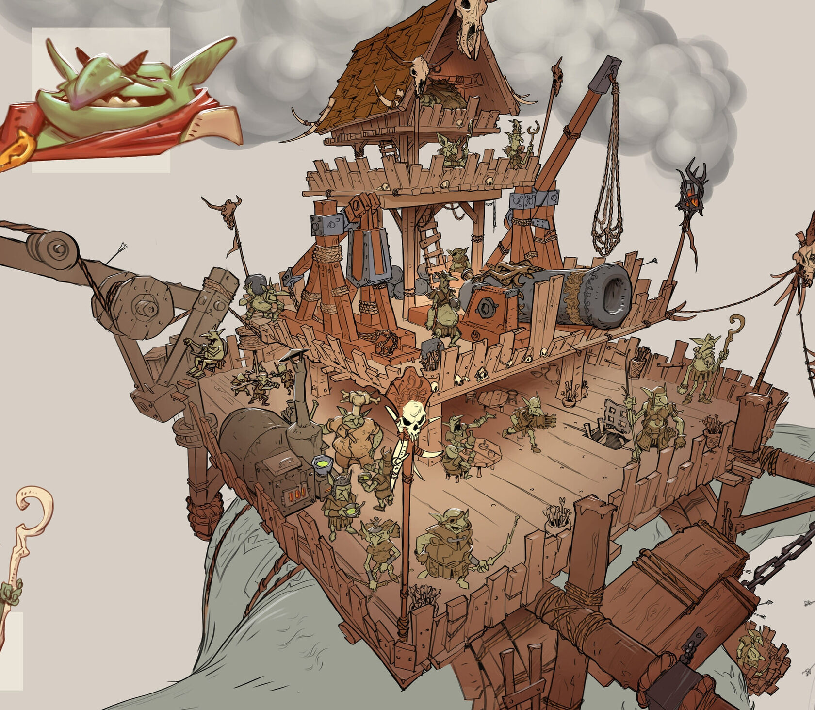 Работа автора курса 2D рисунок NewArtSchool: пример 4