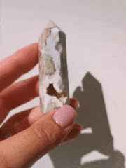 Агат сакура розовый натуральный камень