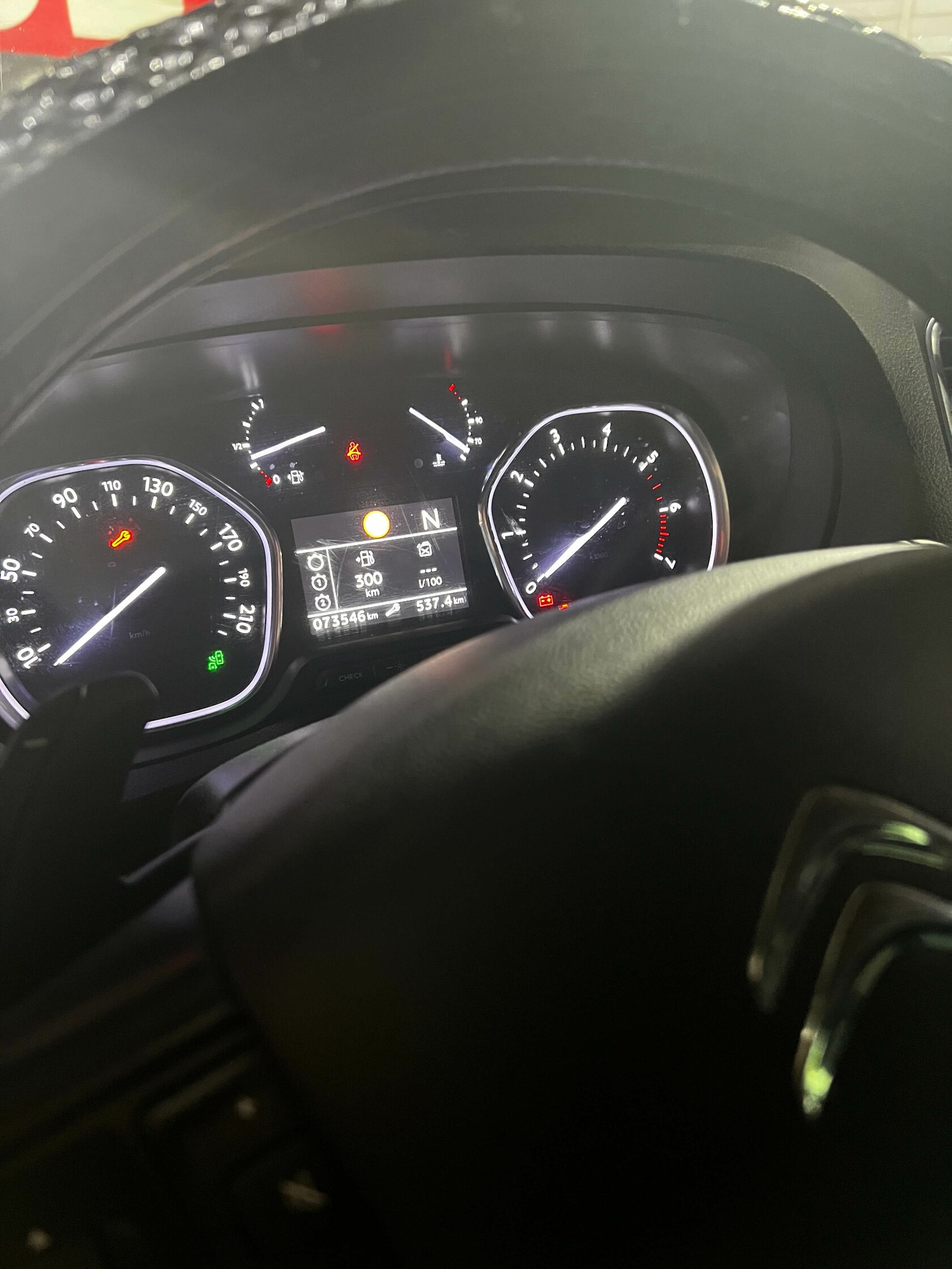 Пробег Citroen SpaceTourer