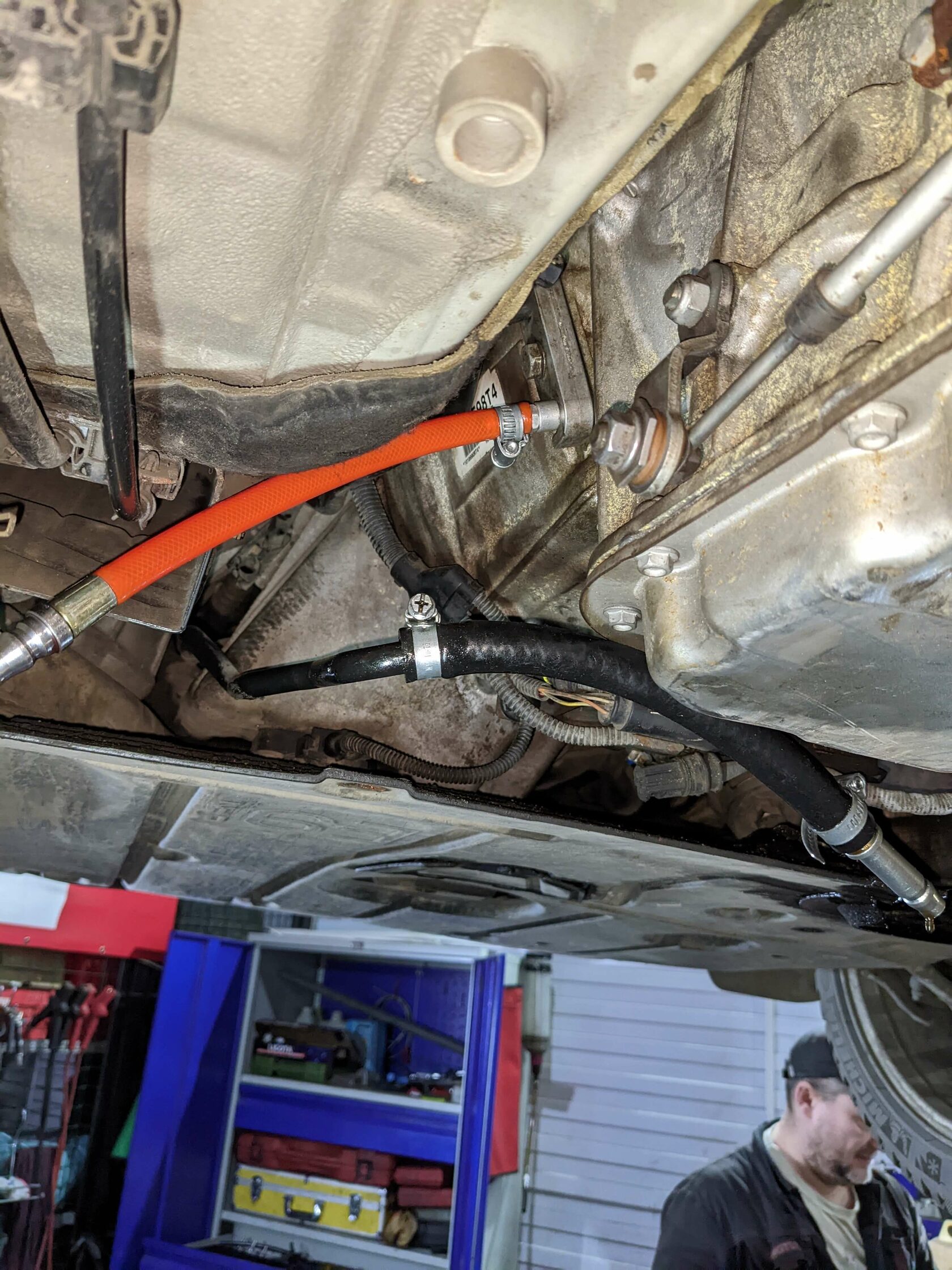 Подключение установки Motul Evo