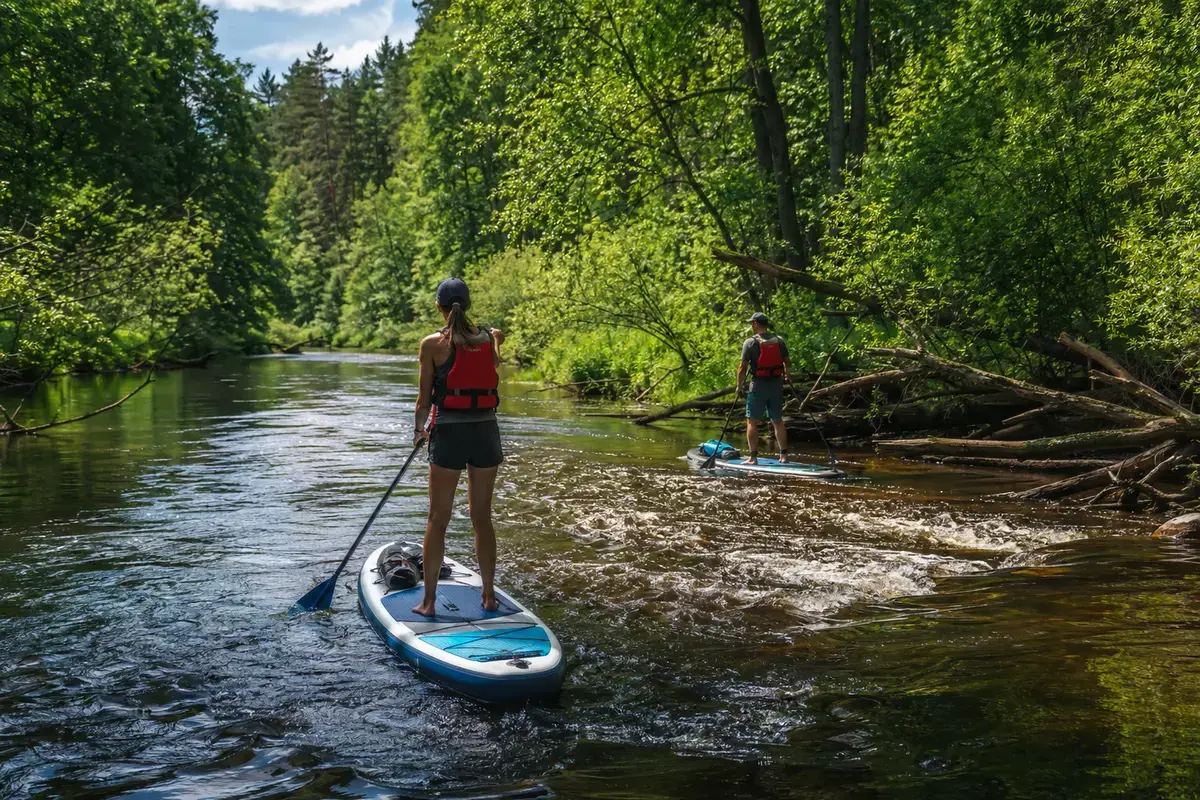 SUP-маршрут по Ислочи Киевец — Боровиковщина