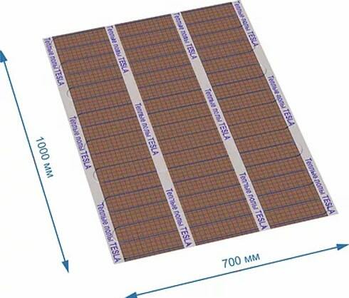 секция теплого пола тесла ТКС-01