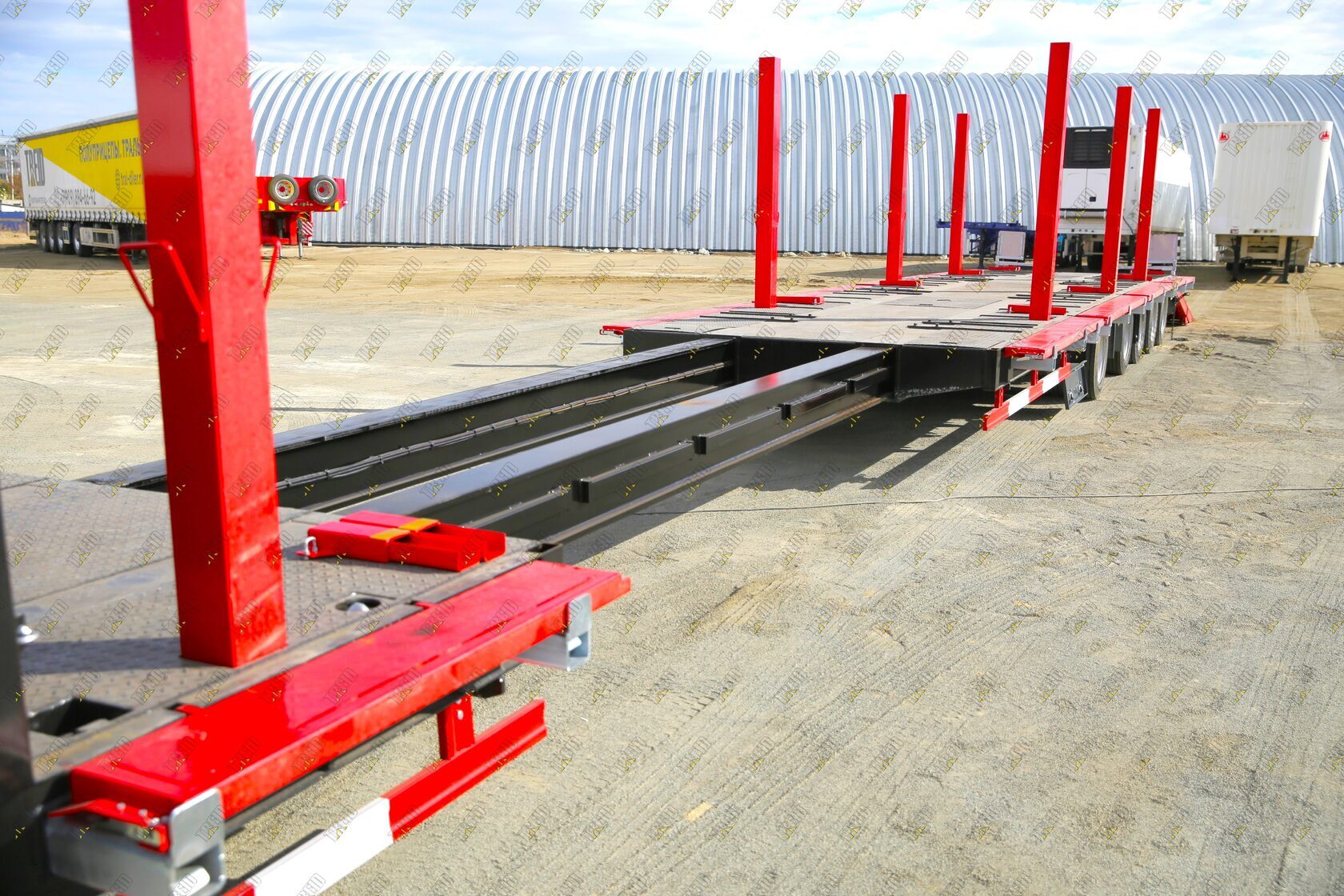 Трал AMUR 9806TDPW в раздвинутом положении