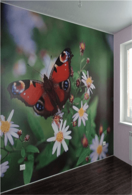 печать на обоях рисунки