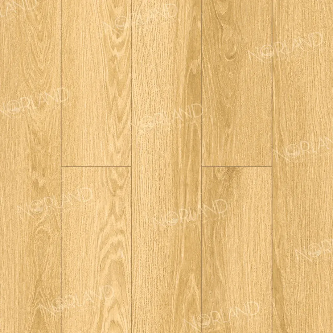 Ламинат Norland дуб светлый, 8 мм, влагостойкий, 33 класс Естественный древесный оттенок с мягкой текстурой и фаской. Идеально подойдёт для спальни, гостиной или кухни с тёплым полом. Прочный, стабильный и визуально лёгкий.