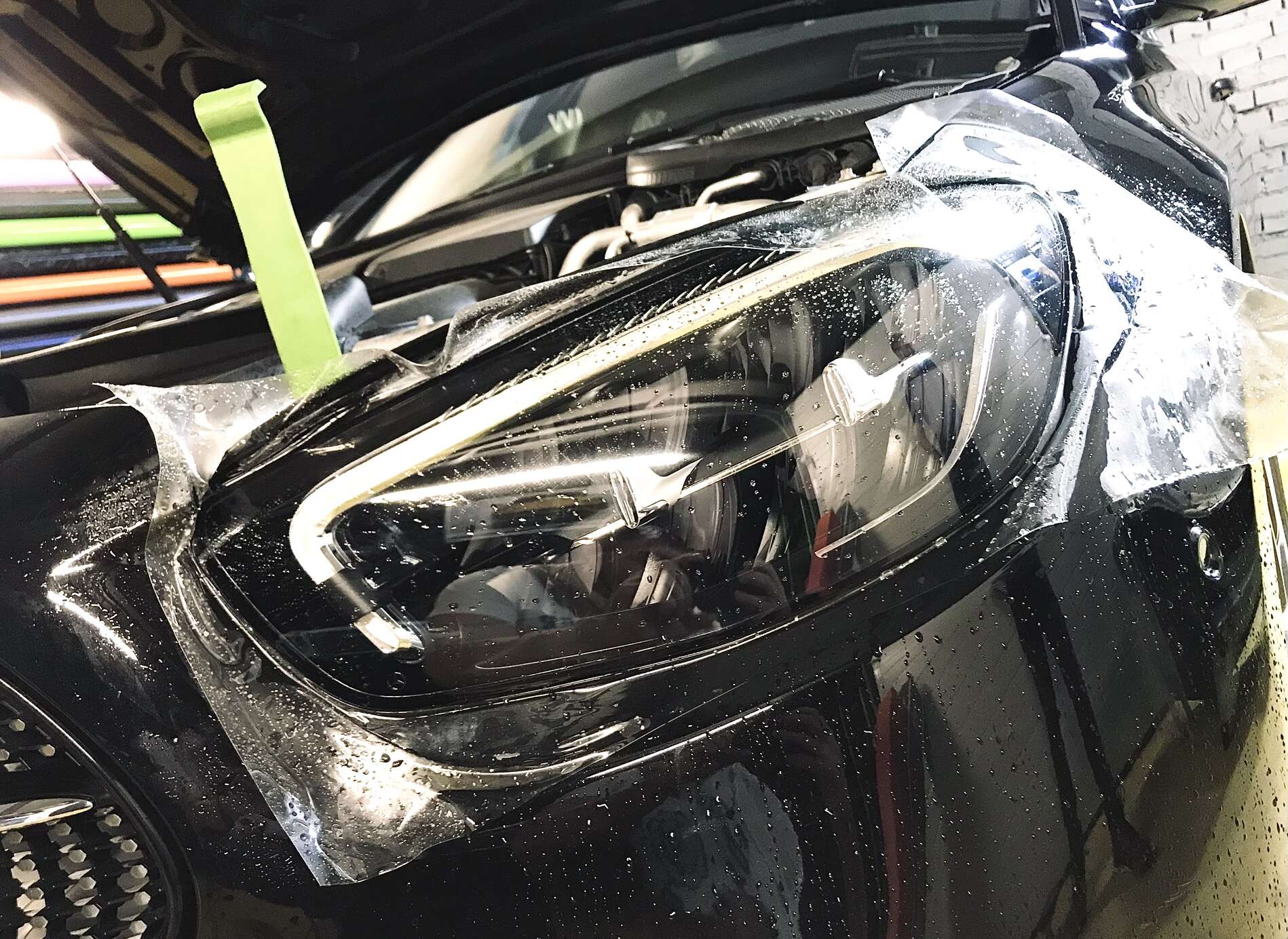 защита фар мерседес