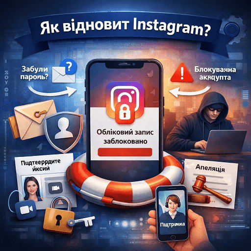 Як відновити Instagram: реальні сценарії відновлення