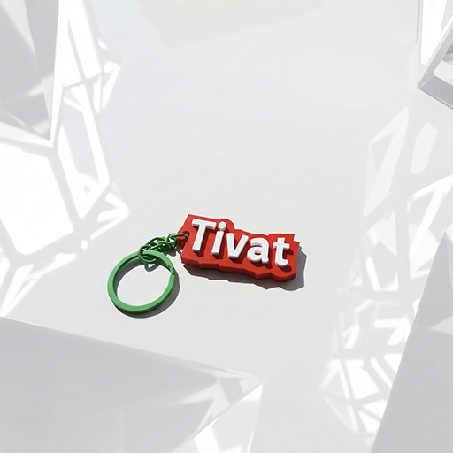 Brendirani suvenirski privjesak sa natpisom Tivat (Crna Gora)