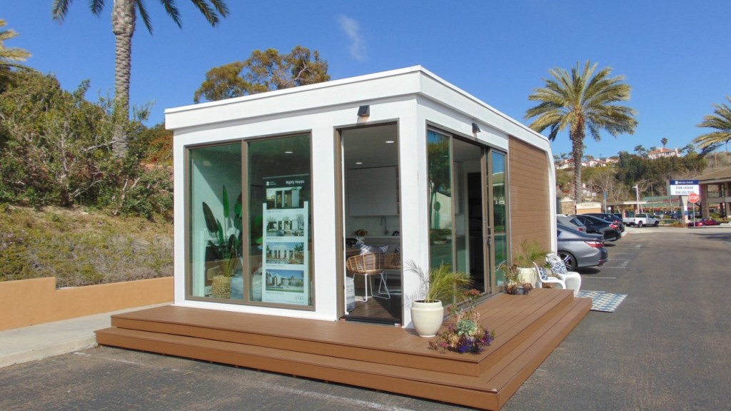Mighty Buildings’ studio design on display in Del Mar. Photo by Chris Jennewein