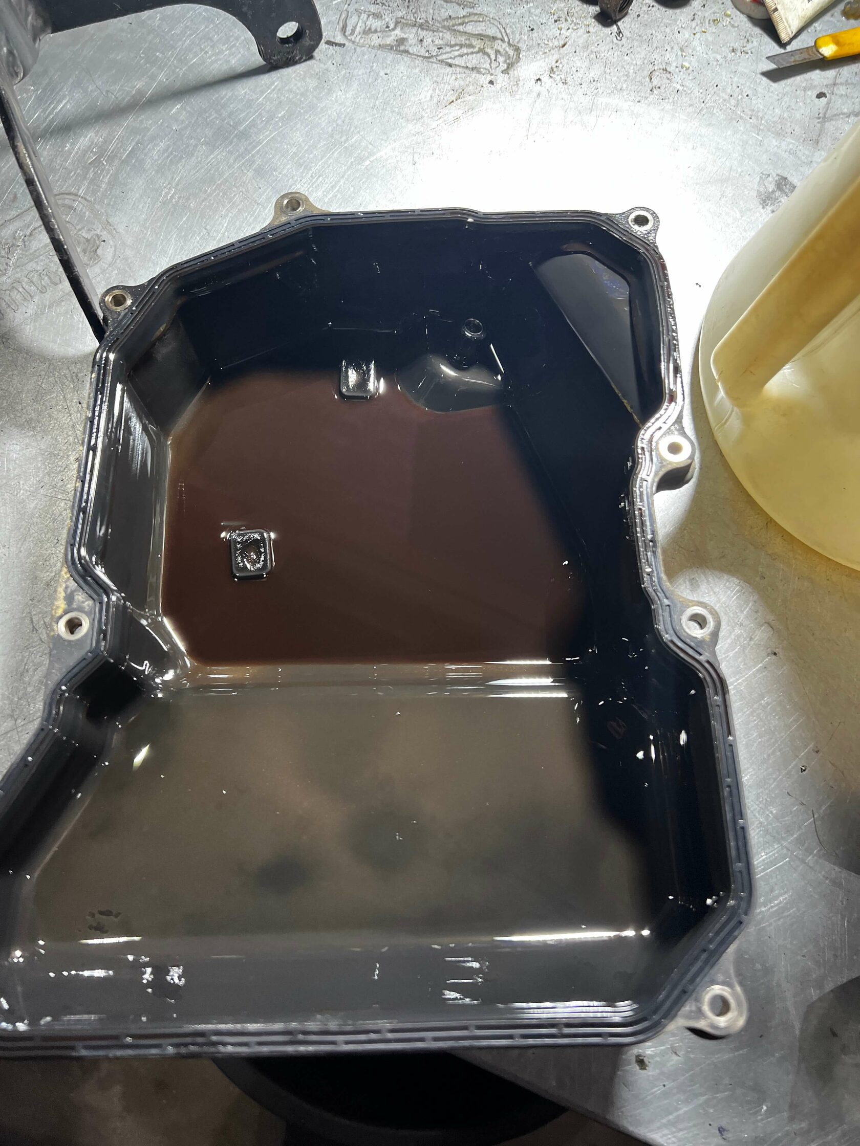 Состояние магнитов в поддоне Aisin