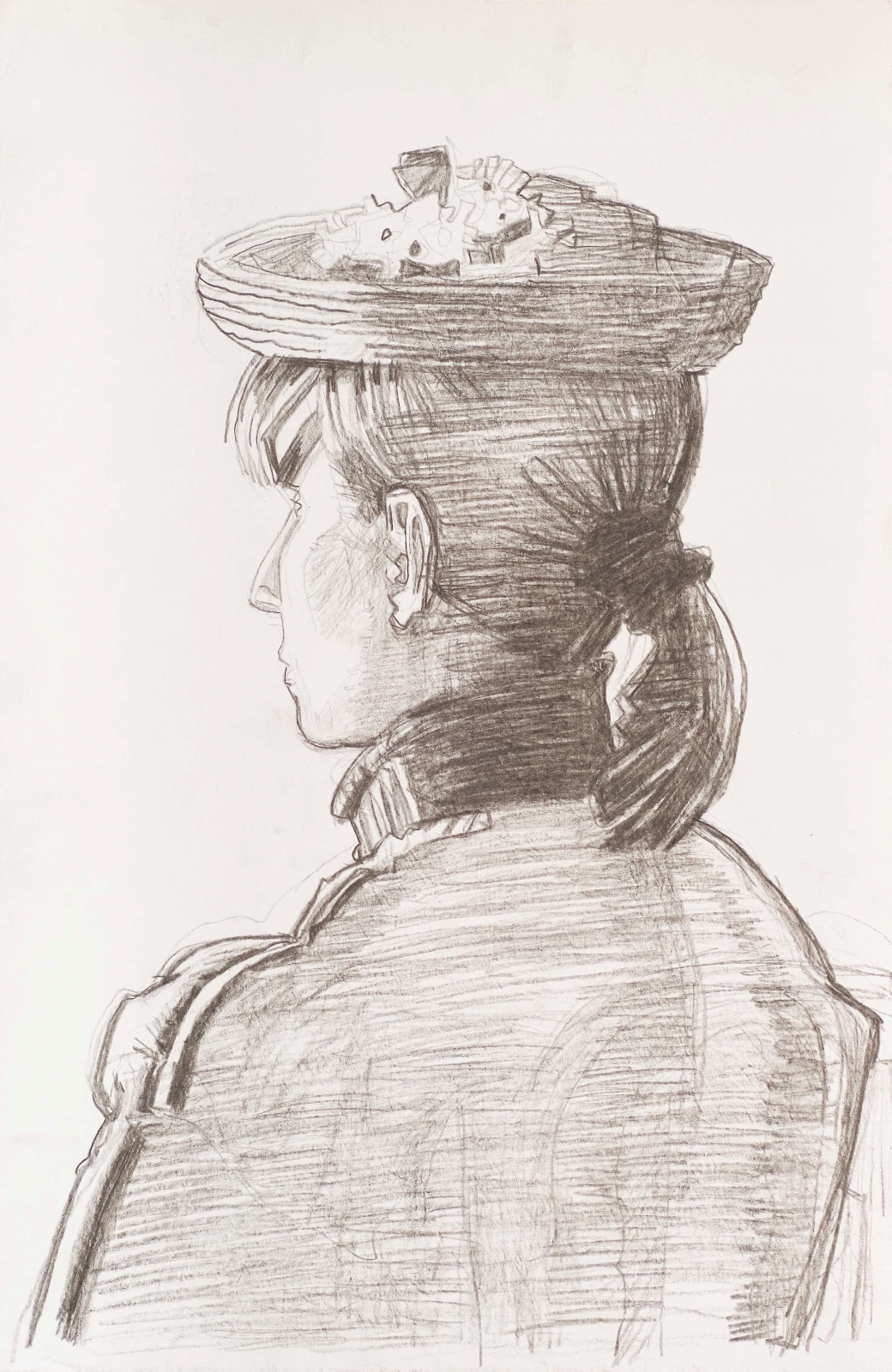 Девушка в шляпке. 2002 