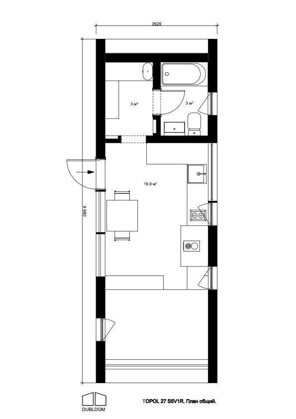 Домокомплекты в Приморско-Ахтарск планировка
