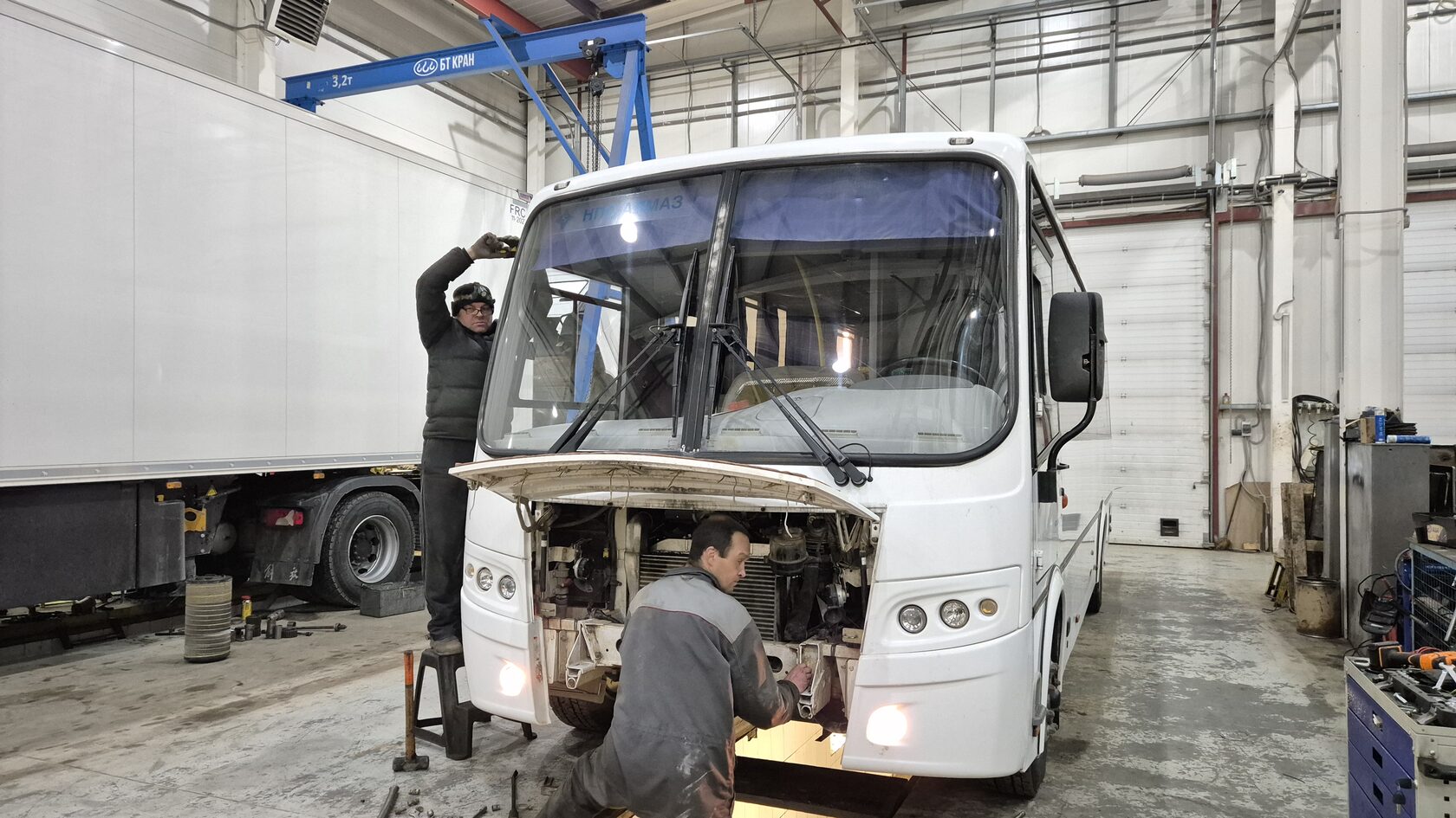 Ремонт автобуса ПАЗ