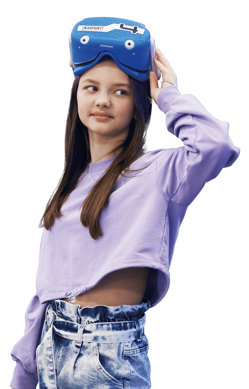 Девочка отмечает выпускной