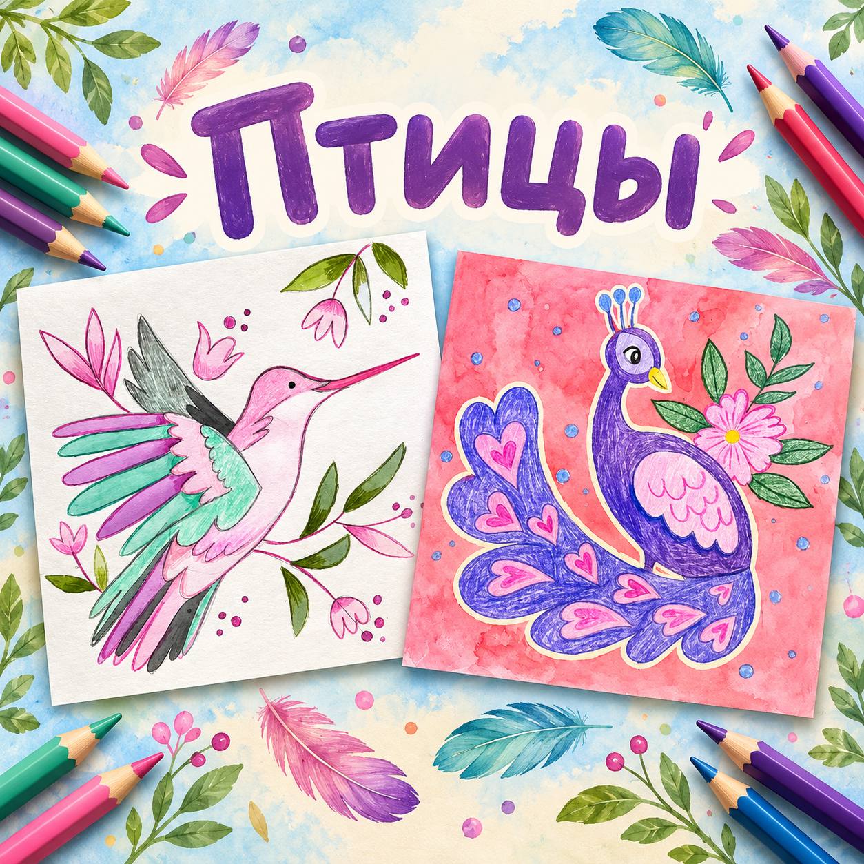Обложка курса Птицы