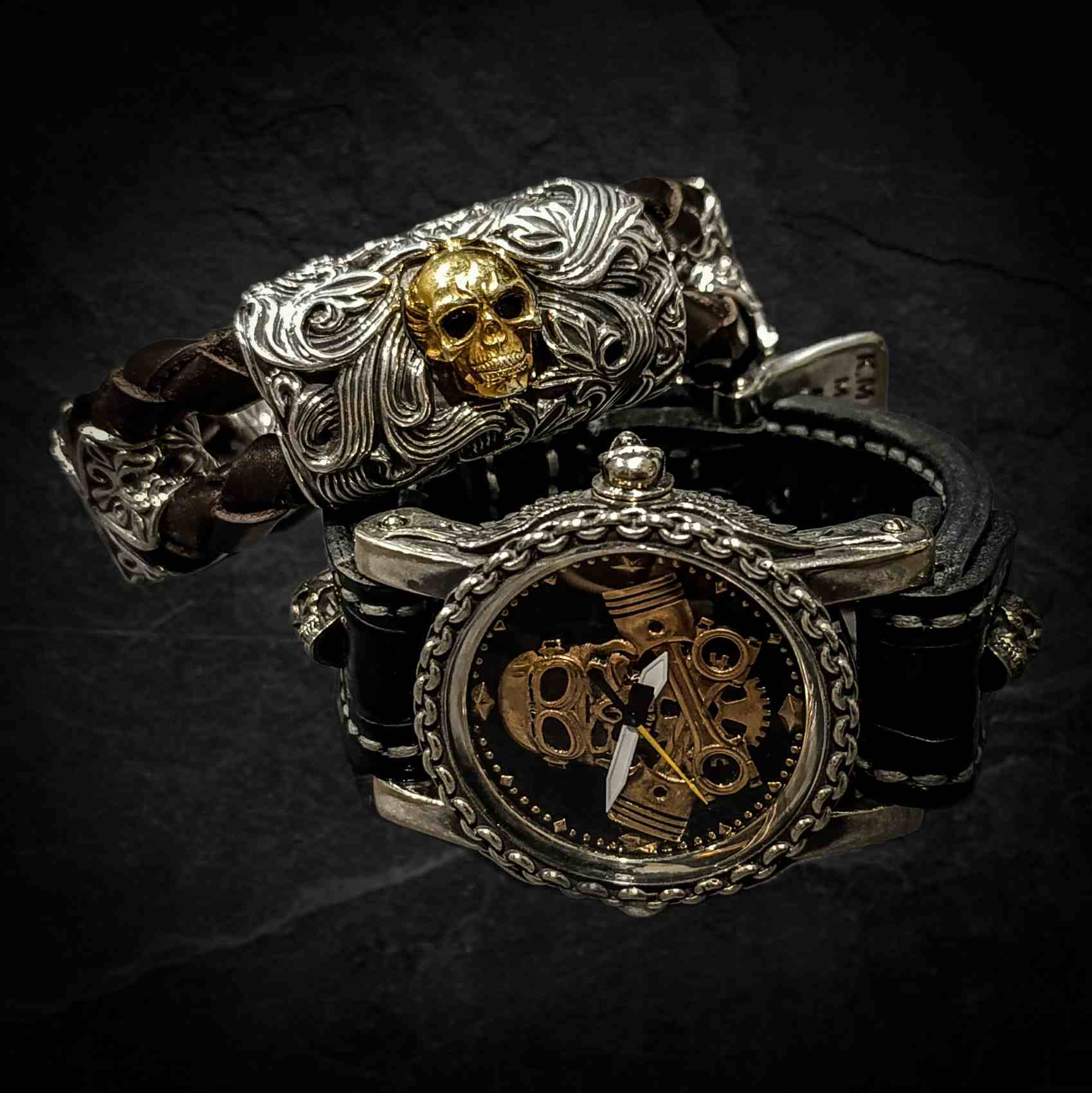 мужской серебряный браслет, массивный браслет, браслет. 