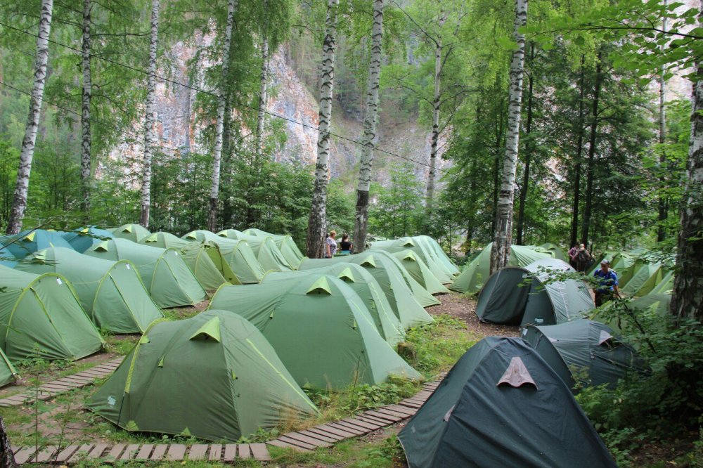 Место для палаточного лагеря