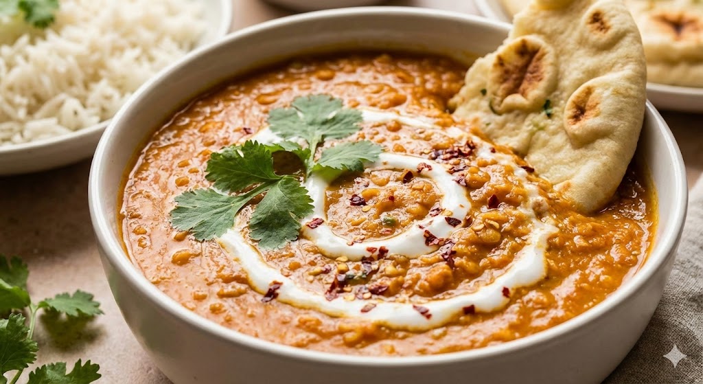 Пряный карри из красной чечевицы (Dhal Masoor)