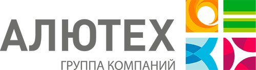 Логотип роллетных ворот Alutech Prestige