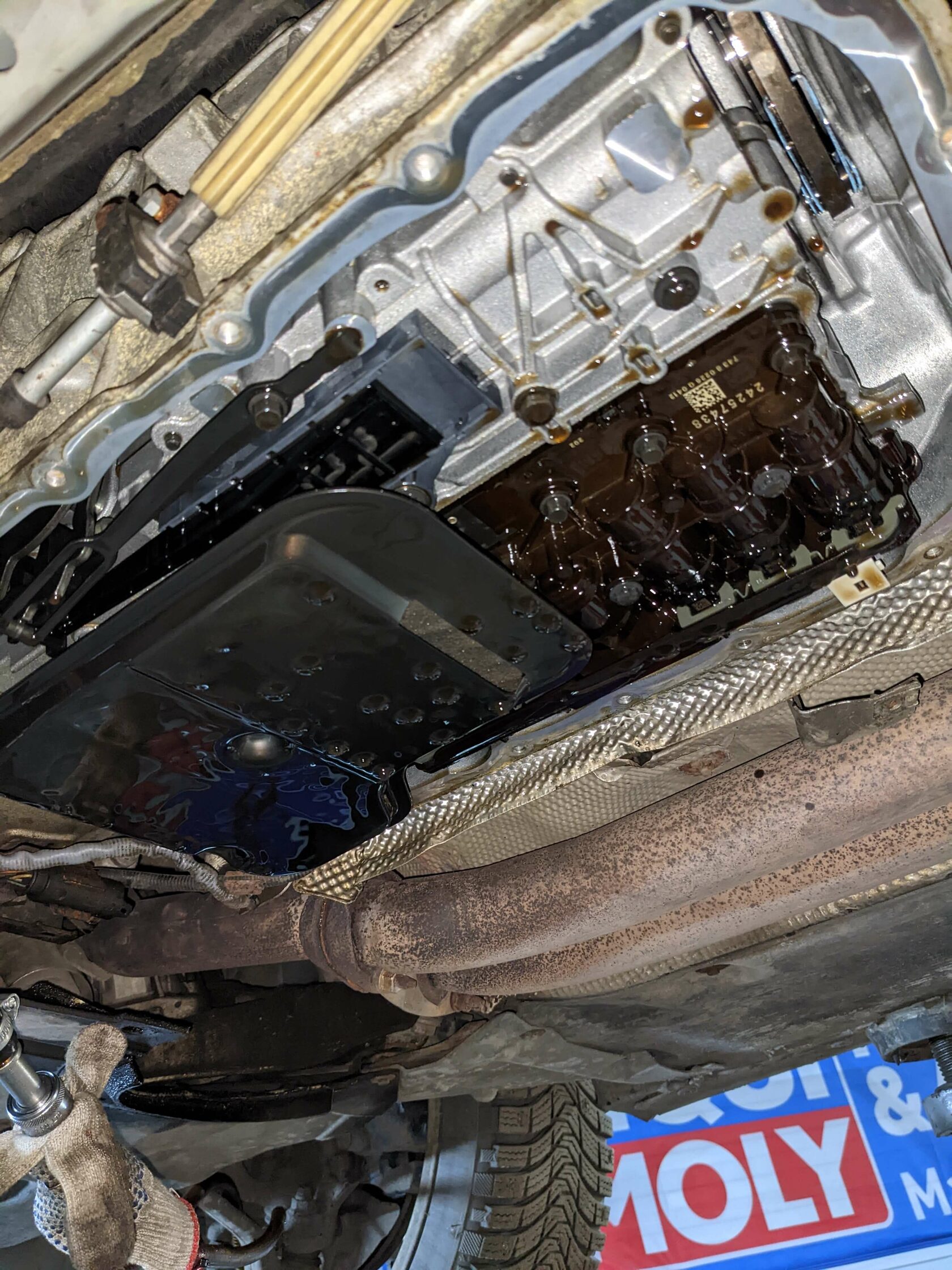 Снятый фильтр АКПП