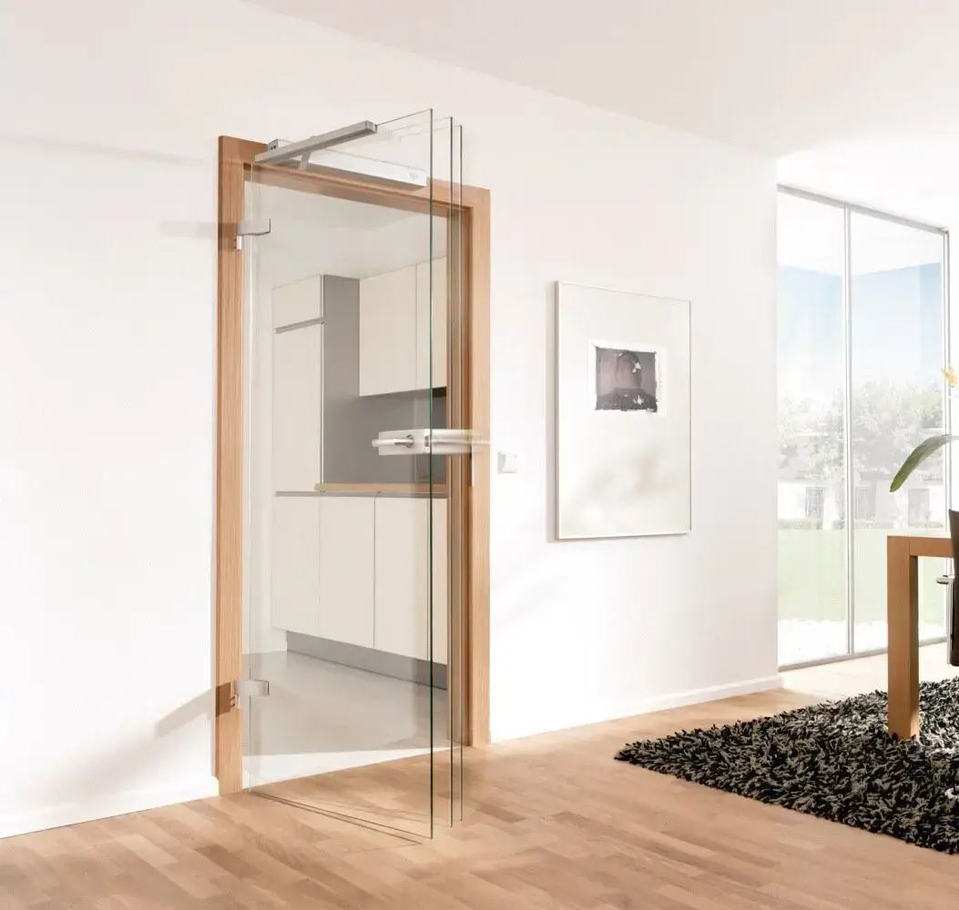 Цельностеклянные двери