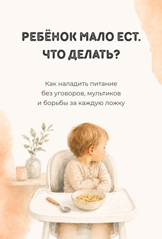 Обложка книги «Ребёнок мало ест. Что делать?»