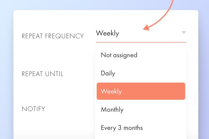 Recurring Tasks