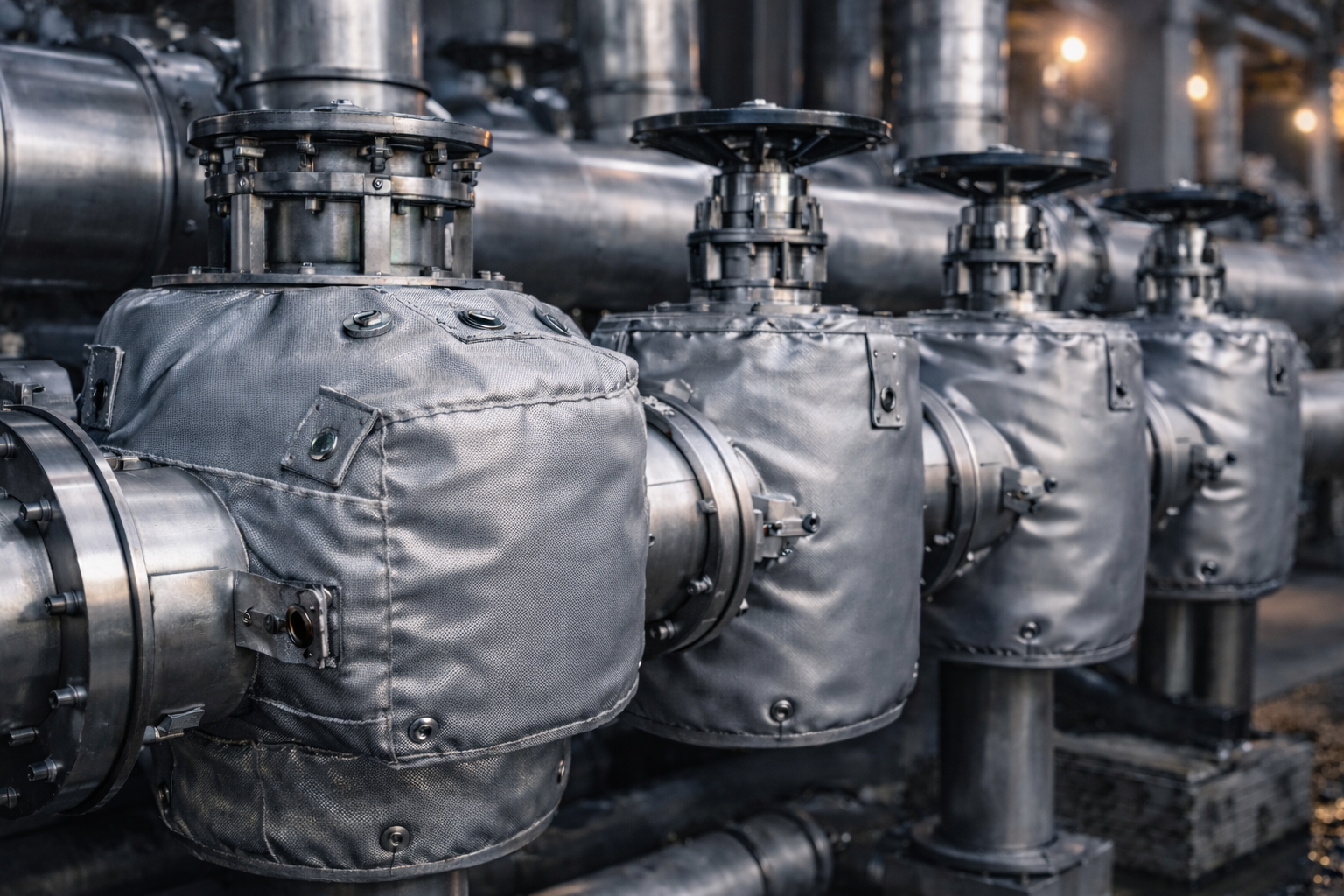 Кожухи КЗХ для изоляции арматуры НПЗ — 850 единиц