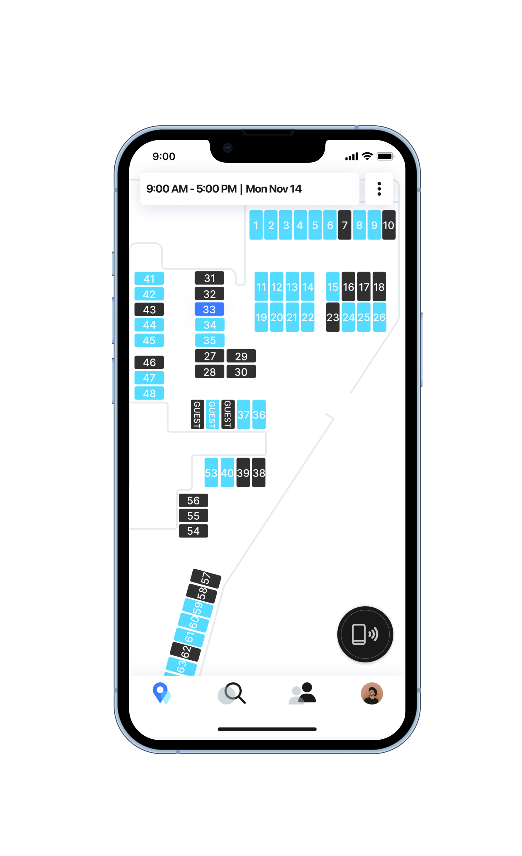 Parking Reservation App For Booking Parking Spot inspace