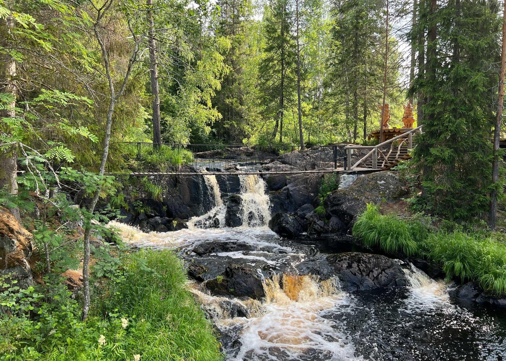Водопады Ахинкоски Рускеала