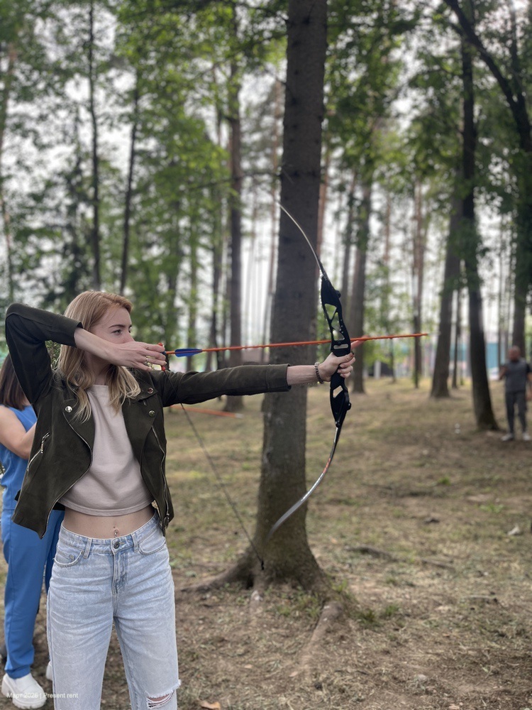 лучный тир на корпоративе