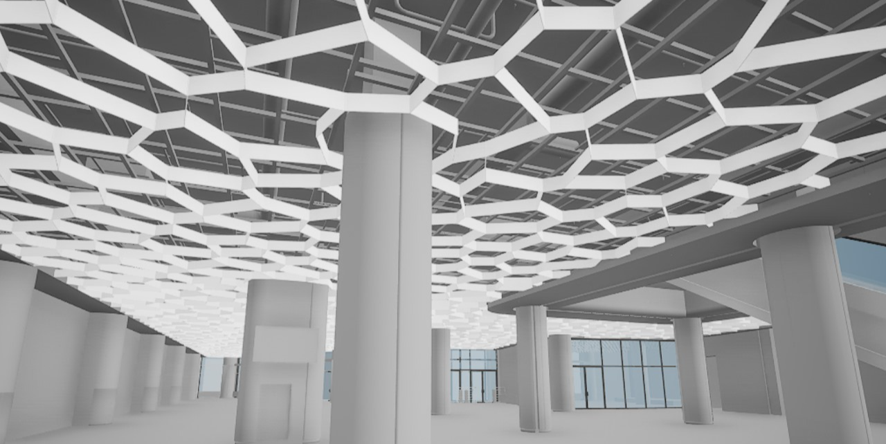 “OPTIMUS” metal transformer ceilings