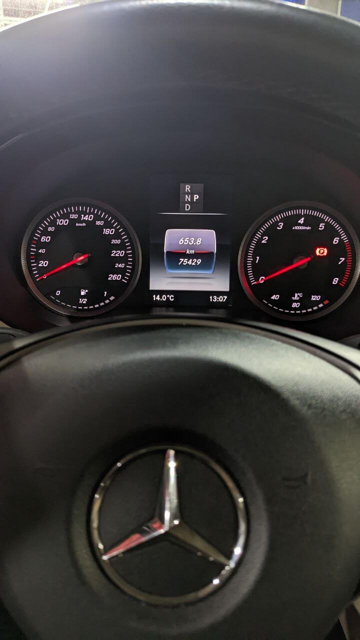 Результат обслуживания Mercedes GLC