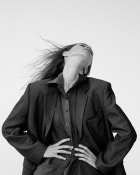 Девушка, модельный тест, портрет,