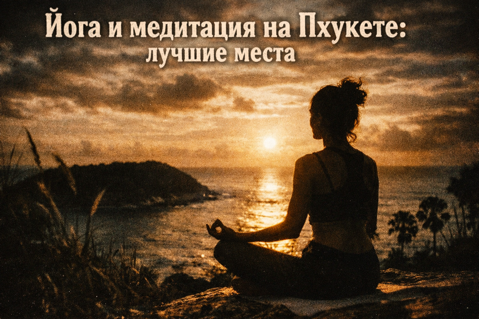 Пхукет — идеальное место для йоги и медитации Представьте: вы просыпаетесь на рассвете, выходите на террасу своей виллы, делаете приветствие солнцу под шум волн Андаманского моря, а потом отправляетесь на утреннюю медитацию у пляжа. Пхукет давно стал мекк
