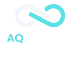 Logo of AQ Institute or Adaptability Quotient, which is about Wellbeing and Human Development.