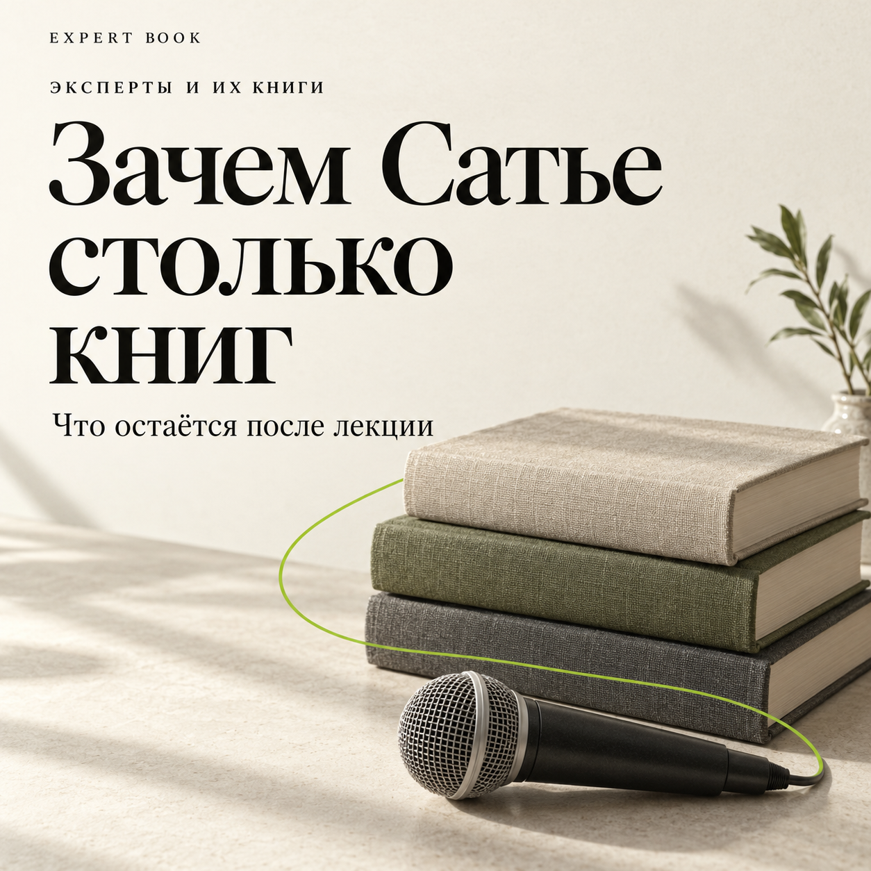 Зачем Сатье столько книг: что остаётся после лекции