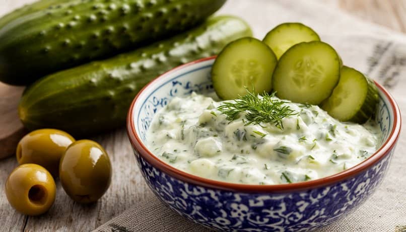 Соус «Тартар» с маринованными огурцами и оливками