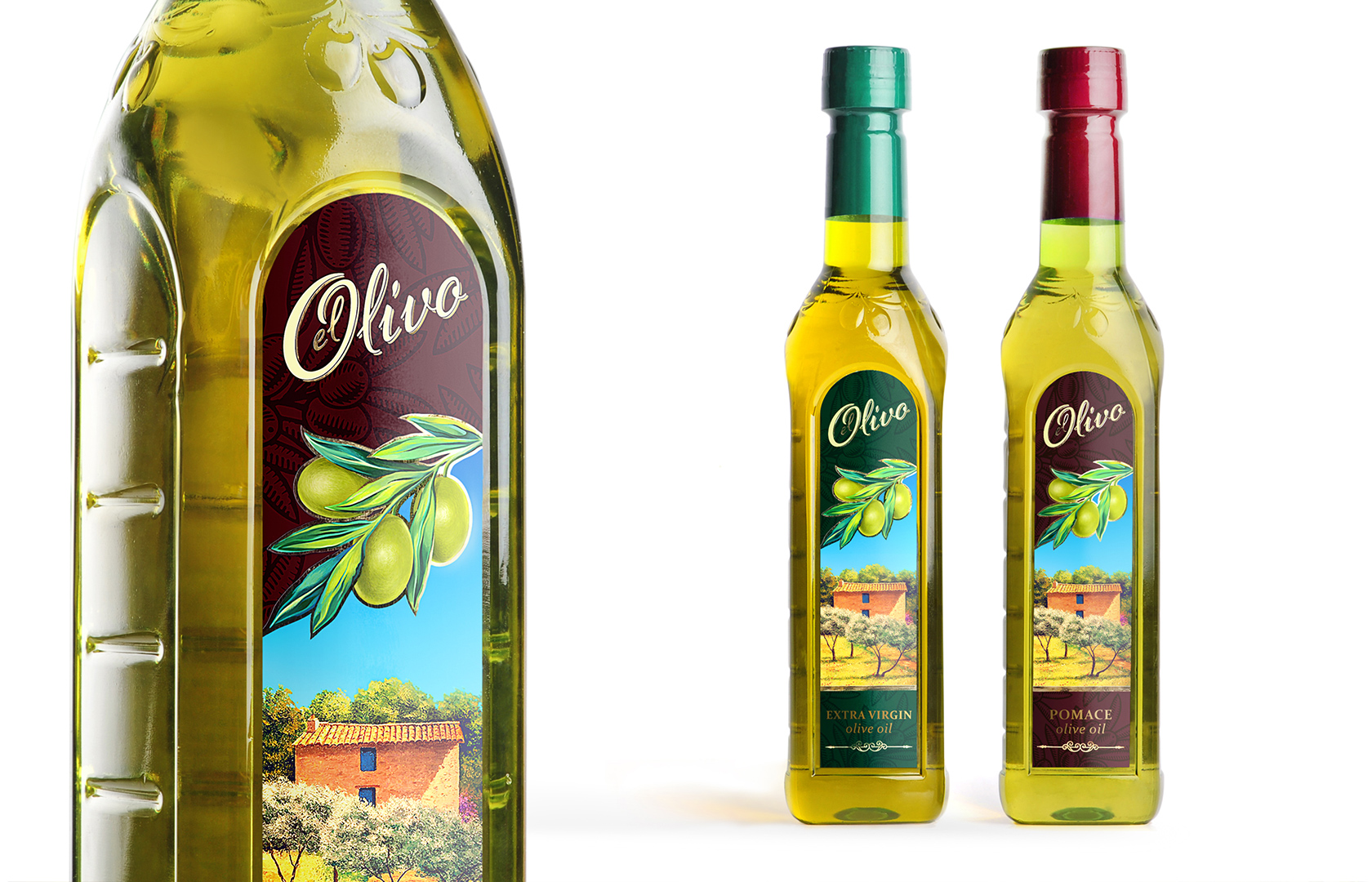 Упаковка оливкового масла