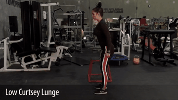 Перекрёстные выпады назад