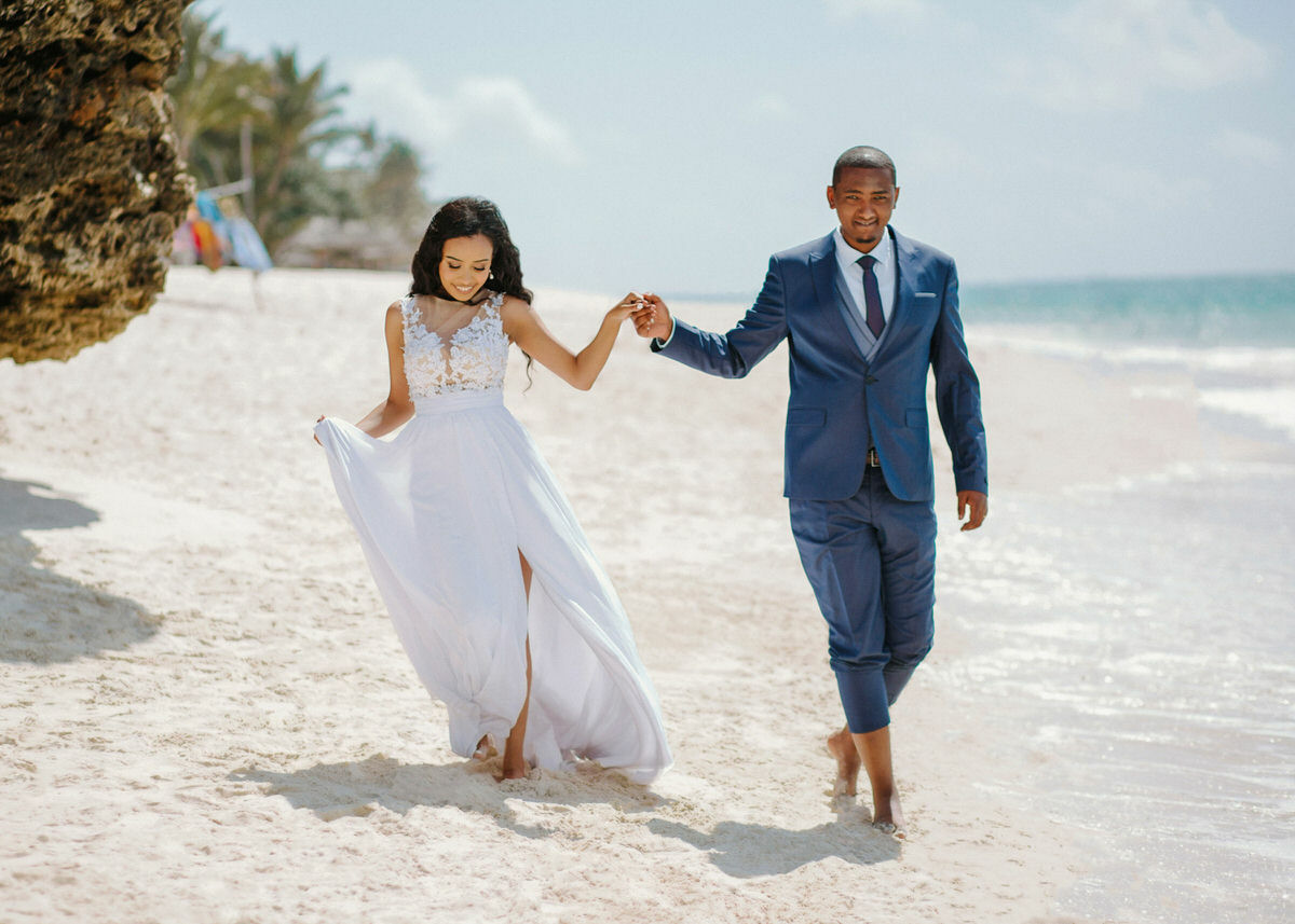 Romantic Kenya Beach Honeymoon Photography — Jafassam Studio - Diani beach Mombasa Malindi Watamu Lamu photo session best photographer Bride Groom Camels