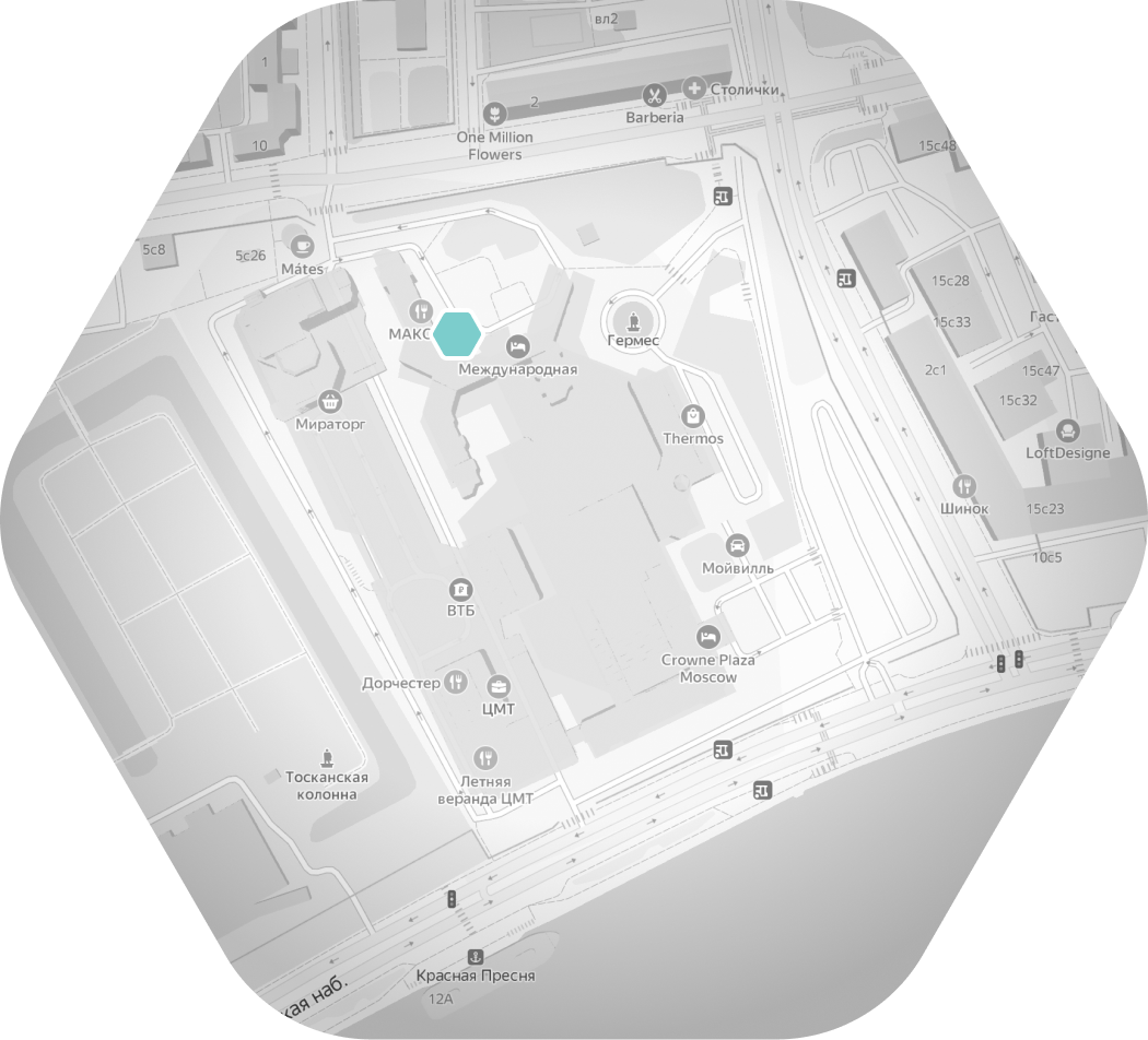 Карта проезда в офис в Екатеринбурге