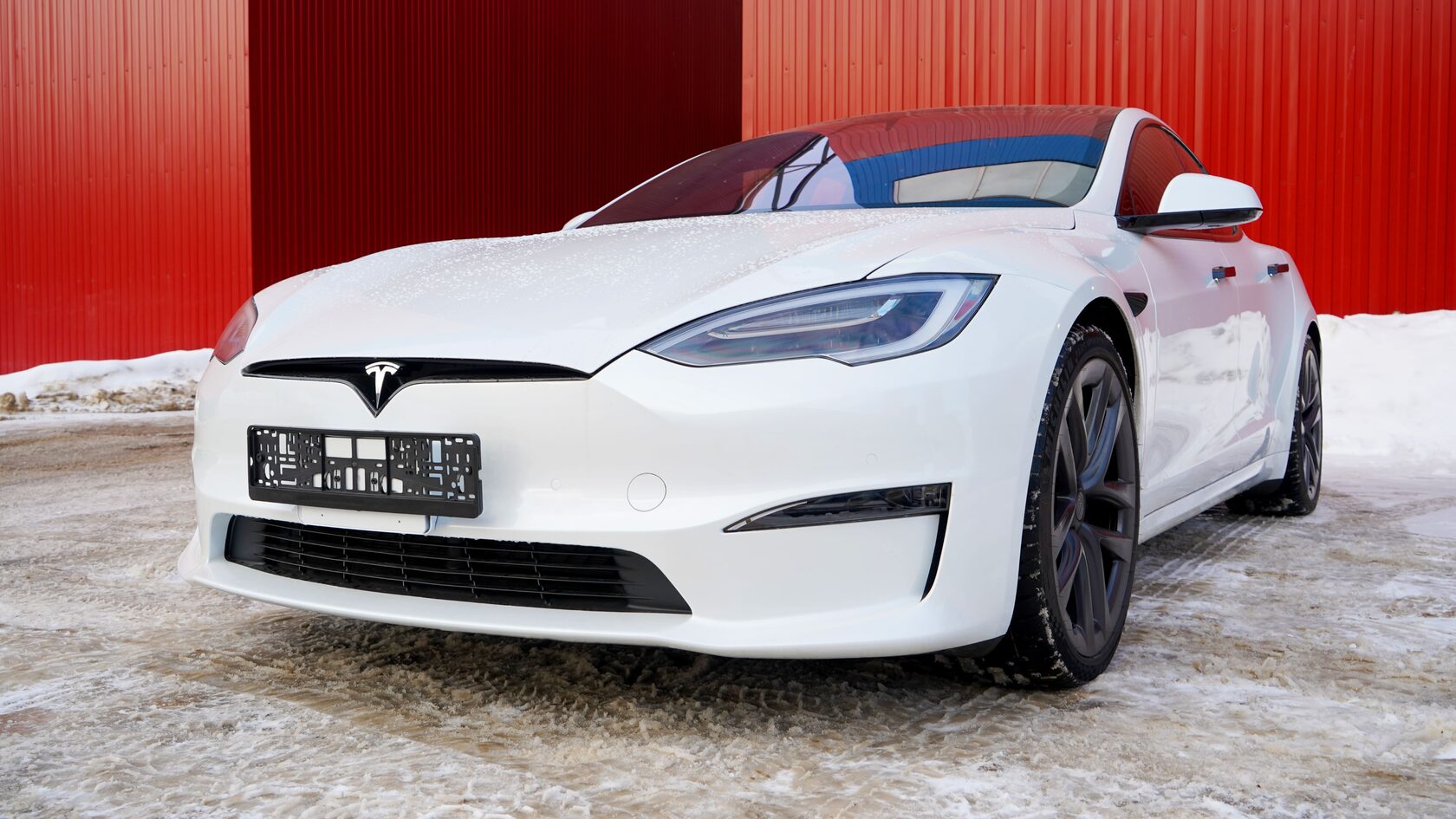 Tesla model S белая купить
