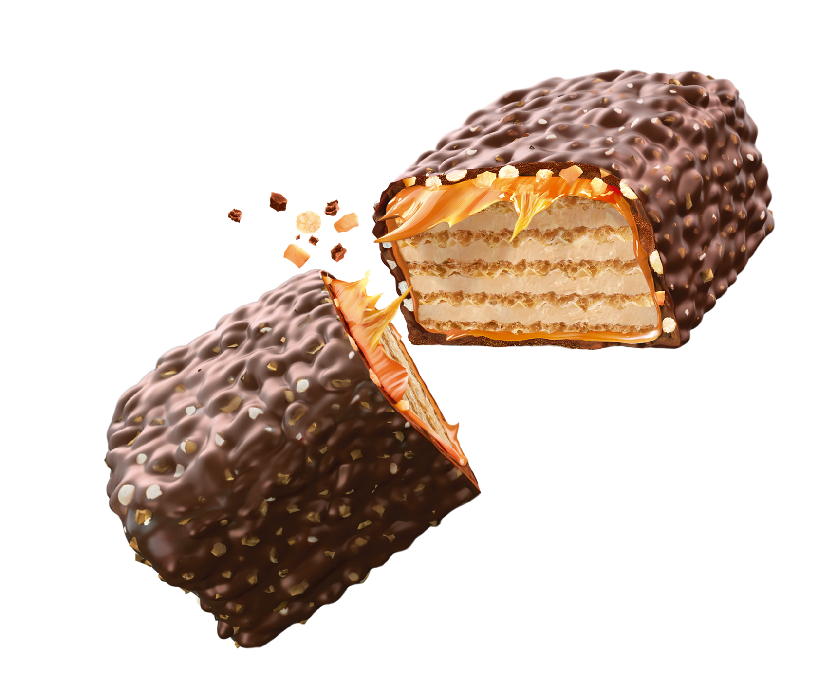 3D визуализация шоколадного батончика