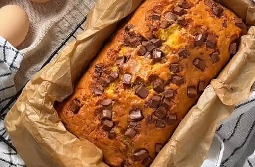 Приготовление тыквенного кекса с шоколадом: шаг 5