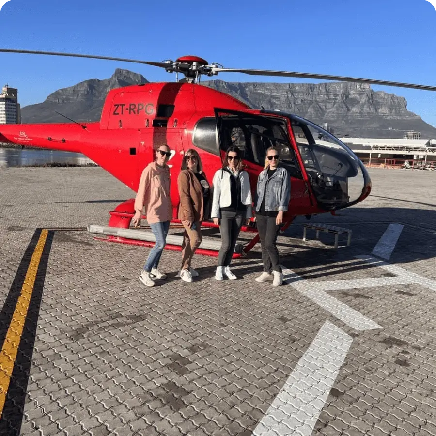 Полет на вертолете над Кейптауном - Тур в ЮАР от Akuna Matata Trip