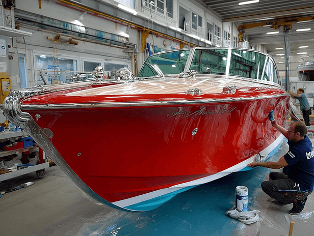 оклейка катера плёнкой ПВХ